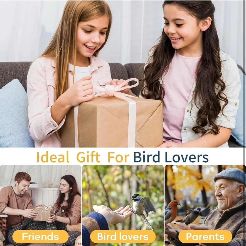 Bird Feeder with Camera, WiFi Outdoor Smart Bird Feeder Camera